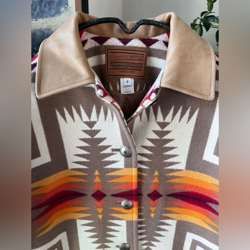 Vintage Pendleton Harding Long Wool Western Coat - Picture 7 of 17